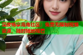 深夜畅享海角社区：免费无限制视频资源，随时随地观看