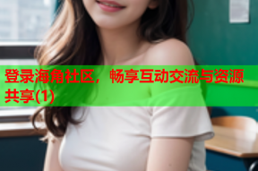 登录海角社区，畅享互动交流与资源共享(1)