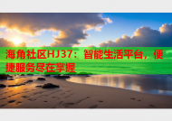 海角社区HJ37：智能生活平台，便捷服务尽在掌握