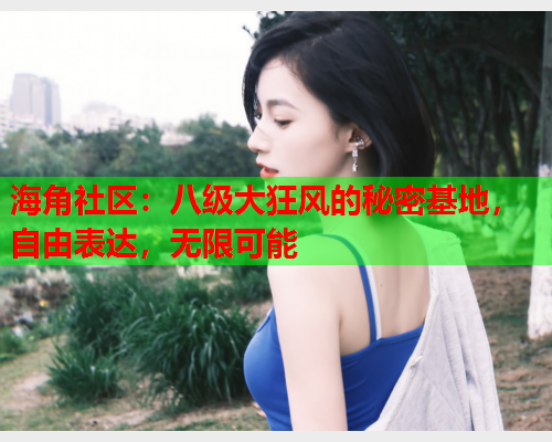 海角社区：八级大狂风的秘密基地，自由表达，无限可能  第1张